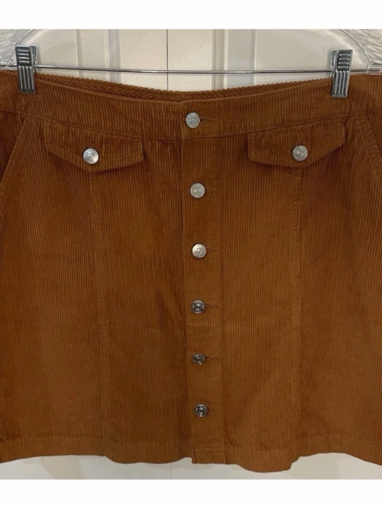 Casual collection Dresses & Skirts - Casual Collection by F & F Rust Orange Corduroy Pencil Skirt Size 12 Pockets